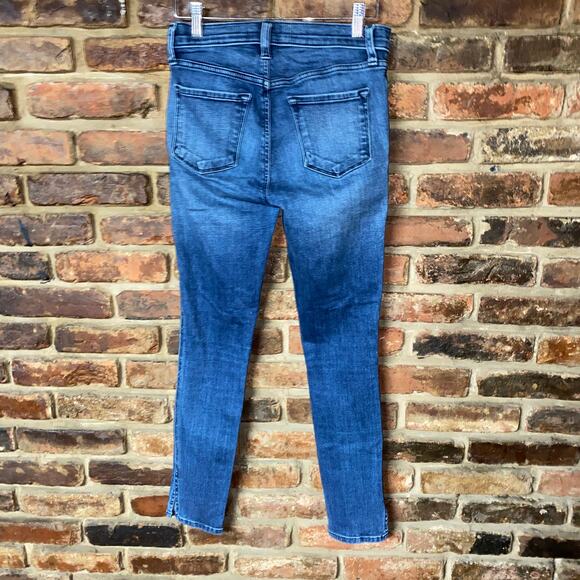 J Brand Button Waist Blue Denim Skinny Ankle Zion Jeans Women's Size 26 - Picture 6 of 7